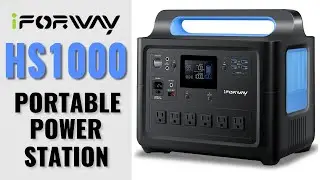 iForway HS1000 Portable Power Station - 1228Wh Solid Performer