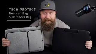 Lekka i Praktyczna Lub Super Mocna - 2 Nowe Torby do Laptopów od Tech-Protect - Neopren & Defender