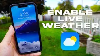 iOS 15 - How to Enable WEATHER on Lockscreen (NO JAILBREAK)