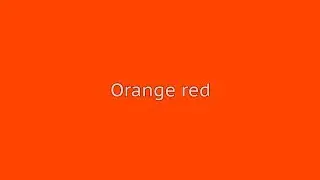 Orange red - Colortherapy meditation