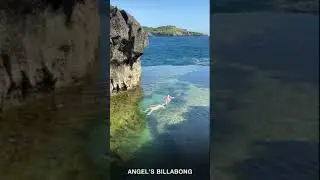 Angel's Billabong Natural infinity Pool in Nusa Penida #shorts #angelsbillabong #infinitypool