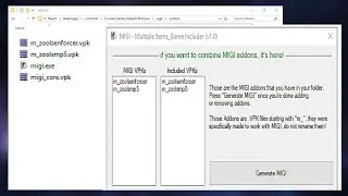 Introducing MIGI (Multiple Items_Game Includer)