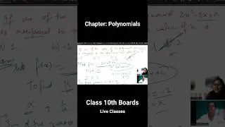 Degree of the Polynomial | Class 10th Boards | Maths #maths #mathstutor #10thclass