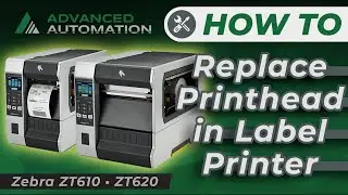 How to Replace Printhead - Zebra ZT610 • ZT620
