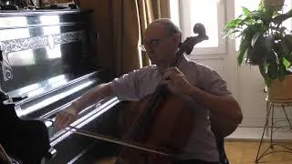И,С, Бах Прелюдия из сюиты №2 для виолончели соло ре минор Bach cello suite 2 Prelude