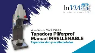 Tapadora Pilferprof Manual IRRELLENABLE | Tapadora vino y aceite botellas