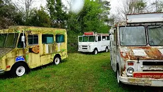 Abandoned Ice Cream Truck Graveyard