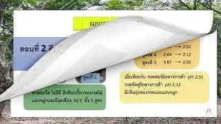 รางวัลชนะเลิศ โครงงานวิทยาศาสตร์เรื่อง ศึกษาประสิทธิภาพน้ำกรดชีวภาพต่อการจับตัวของก้อนยางพารา