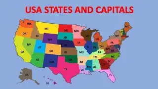 50 USA States With Capitals|Nicknames|Abbreviations