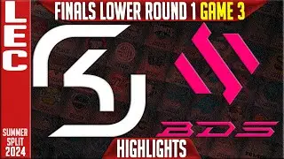 SK vs BDS Highlights Game 3 | LEC Season Finals 2024 Lower Round 1 | SK Gaming vs Team BDS G3