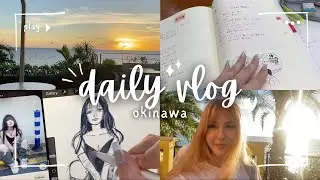 уютный арт влог из японии | день из моей жизни 🌸 Окинава