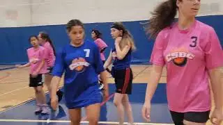 Coral Springs Girls Basketball Fall Season Pink vs Blue