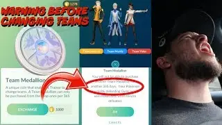 I CHANGED TEAMS IN POKEMON GO ! WATCH BEFORE YOU CHANGE TEAMS (TOP 5 TIPS)