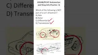 ASVAB/PiCAT Automotive and Shop Info Practice Test Question 