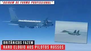 Elogio RARO! Britânicos destacam profissionalismo de pilotos russos ao interceptar suas aeronaves