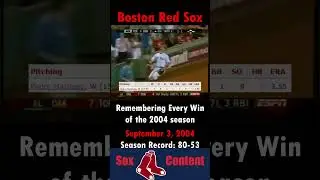 Remembering the 2004 Boston Red Sox - Win 80 #mlb #baseball #redsox #sports #homerun