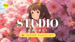 【Relaxing Ghibli Piano】 1 hours Ghibli Medley Piano Ghibli music brings positive energy 🍑🍑