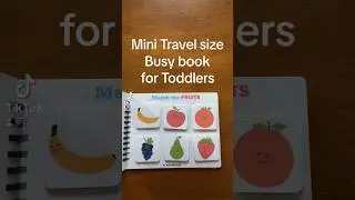 Travel activity book, First Busy Book, Quiet time Toy, Airplane ride, Road trip, Toddler Busy bag