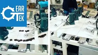 Транспортер разделения изделий на ручьи