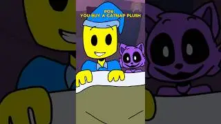 POV: You buy a Catnap Plush😱 | Smiling Critters Animation #smilingcritters #animation #shorts