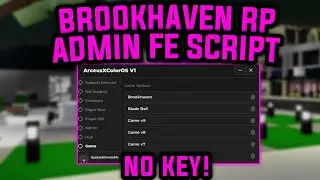 Brookhaven RP Script Admin FE Gui - Gamepass Locked | Fluxus, Delta, Arceus X