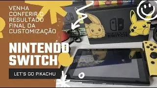 Nintendo Switch customization finished! Special Nintendo Switch Unboxing Let's Go Pikachu!
