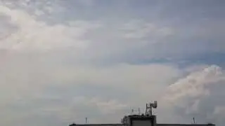 Пущино до и после дождя