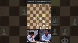 Ian blunders his king #shorts #WorldChessChampionship #IanNepomniachtchi