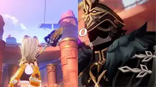 Genshin Impact 5.0 Capitano VS Mavuika/Kachina VS Maluani [Fight Cutscenes]