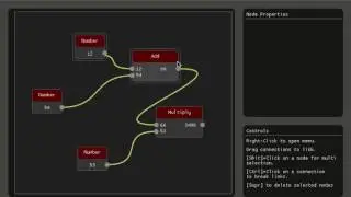CalcGraph :: GTF Example for node Graphs with ImGui