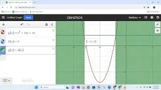 Solving Quadratic Inequalities with Desmos