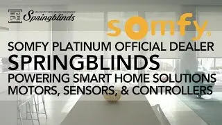 SPRINGBLINDS: SOMFY MOTORS, SENSORS, & CONTROLLERS