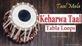 keharwa taal loop 140 bpm | कहरवा ताल लूप | Tabla loop D#