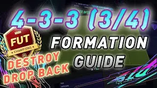 4-3-3 BEAT DROP BACK GUIDE!!! - BEST FORMATION + CUSTOM TACTICS TUTORIAL META INSTRUCTIONS #FIFA21