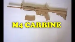How to make a M4 Carbine out of cardboard (Cardboard Mockup)