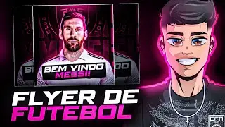 COMO FAZER FLYER ESPORTIVO PASSO a PASSO pelo CELULAR