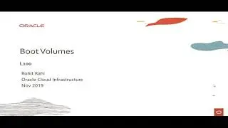 Boot Volumes