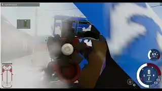 crashing a semi truck in BeamNG Drive