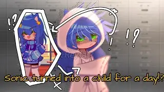 Sonic turned into a child for a day!?/Sonic The Hedgehog\Sonic GCMM/mini story (TW! )