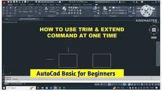 HOW TO USE TRIM & EXTEND COMMAND AT ONE TIME