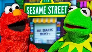 Kermit the Frog and Elmo Visit Sesame Street!