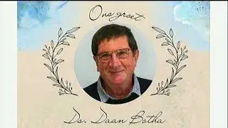 Daan Botha Gedenkdiens 2 Julie 2024
