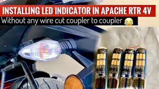 Apache rtr 200 4v bs6 led indicator //  led indicator for apache 200 4v bs6 .