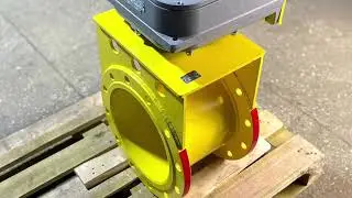 Заслонка дроссельная ЗД-200/1,6 с приводом МЭОФ, производство ООО "Промтехнологии"