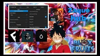 New BloxFruit Script Zaque Hub | Auto farm level Auto farm bone Auto Mirage Auto Trial