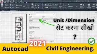 How to Change Units in AutoCAD || How to change units of drawing in AutoCAD civil engineering 2021 ?