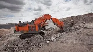 Hitachi EX8000-6 - самый большой гидравлический экскаватор в мире / Biggest excavator in the world