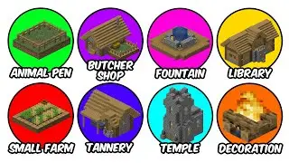 Every Villager Structure In Minecraft Explained In 13 Minutes