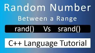 Random Number Generator in C++ | rand() and srand() in C++