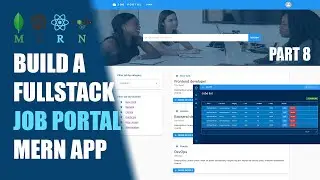 Applied jobs history, job by location -Build a complete Fullstack Job portal MERN Stack app -part 8